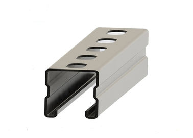 अच्छी कीमत HDG Perforated Galvanized U Channel , PV Mounting Structure Cold Formed Channel ऑनलाइन