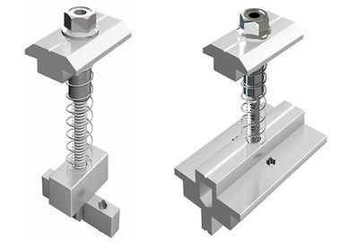 अच्छी कीमत Photovoltaic Mounting Solar Module Clamps , Aluminum PV Solar Panel Mid Clamps ऑनलाइन