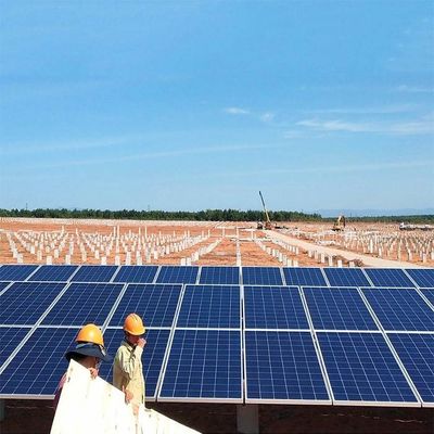 अच्छी कीमत Natural Hot Dip Galvanized 6mm Solar Panel Ground Mounting Systems ऑनलाइन