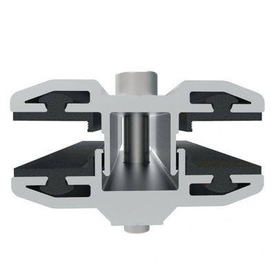 अच्छी कीमत Aluminum Alloy Solar Panel Clamps Extrusion Profile Frame Bracket Double Glass Module Solar System Components ऑनलाइन