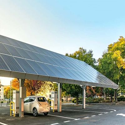 अच्छी कीमत 10KW 30KW Landscape Carport Solar Systems 42m/s Max Wind Speed ऑनलाइन