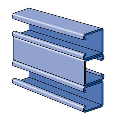 अच्छी कीमत Q235B Q345B Galvanized Steel C Channel For PV Systems ऑनलाइन