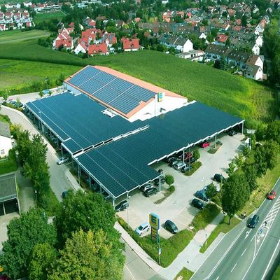 अच्छी कीमत Versatile Q235B Q345B HDG Steel Carport Solar Systems ऑनलाइन