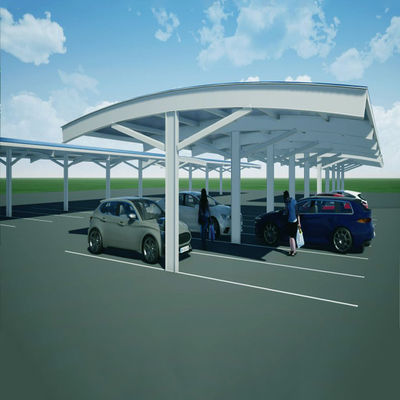 अच्छी कीमत 15deg Tilting BIPV Solar Panel Racking Systems For Carport ऑनलाइन
