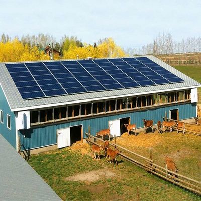 अच्छी कीमत Galvanized Ground Mounted Solar System For Greenhouse ऑनलाइन