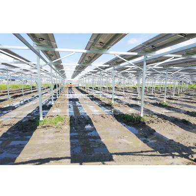 अच्छी कीमत Hot Galvanized Q235B Q345B Ground Mounted solar PV Systems solar bracket ground mounting ऑनलाइन