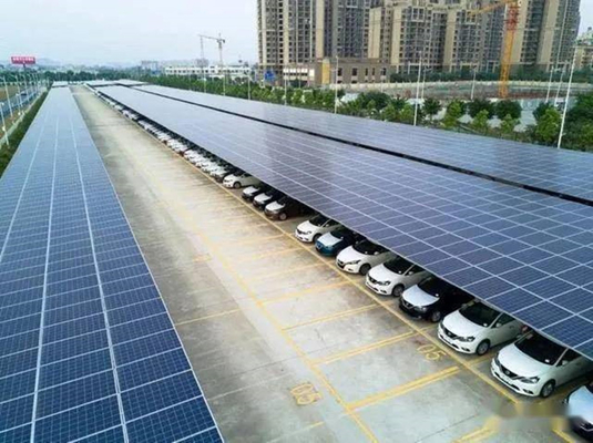 अच्छी कीमत Original Carbon Steel Waterproof Solar Carport Mounting System ऑनलाइन