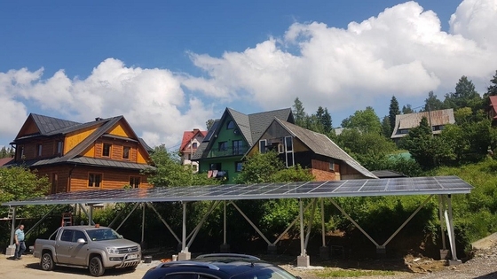 अच्छी कीमत Framed Ground Mounted Solar Pv Systems Anodized For car packing carport solar bracket ऑनलाइन