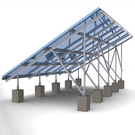 अच्छी कीमत 60m/s Solar Panel Ground Mounting Systems For Photovoltaic PV Array SGS Approved ऑनलाइन