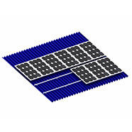 अच्छी कीमत Corrugated Metallic Tile Roof Solar Mounting System Standing Seam Trapezoidal Lysaght Aluminum ऑनलाइन