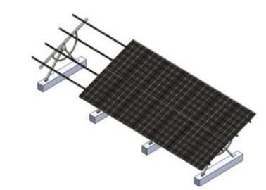 अच्छी कीमत Photovoltaic Fixing Bracket Solar Mounting System , Landscape Solar Panel Racking System ऑनलाइन