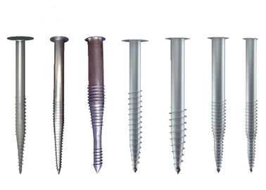 अच्छी कीमत Metal Ground Screw Piles Steel Anchor Helical Length 1000~3500mm Anticorrosive ऑनलाइन