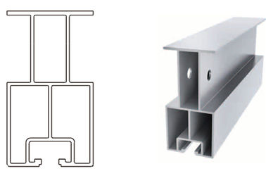 अच्छी कीमत Customized Size Aluminum Slotted Rail Roof Open Field Anodized Surface Treatment ऑनलाइन