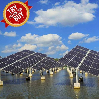 अच्छी कीमत Rust Protection PV Mounting Brackets Fishing-Light Complementary Solar Panel Ground Mounting System For Fish Farm ऑनलाइन