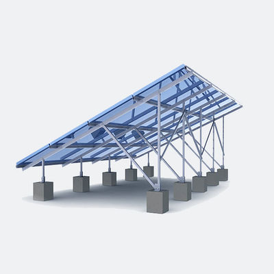 अच्छी कीमत Frameless Solar Panel Ground Mounting Systems Utility Scale 50 MW Fixed Tilt Anodized Aluminum ऑनलाइन