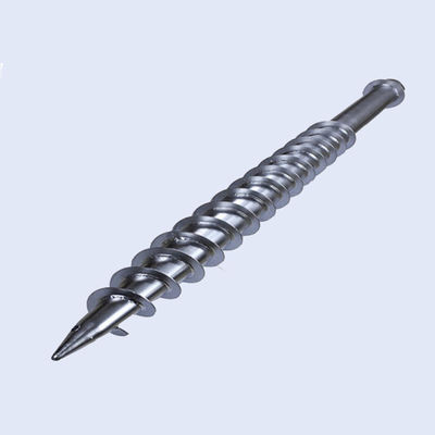 अच्छी कीमत Silver Ground Screw Piles Q235 Galvanized Steel 76MM Helical Earth Anchor ऑनलाइन
