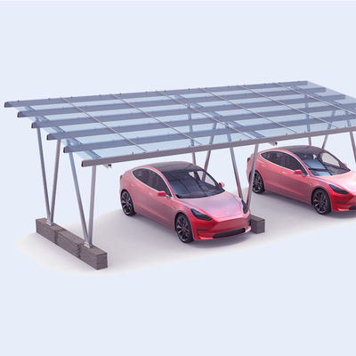 अच्छी कीमत Residential Carport Solar Systems Aluminum Alloy  PV Panel Support System 130mph Wind Load Custom Size Car Shed Parking ऑनलाइन