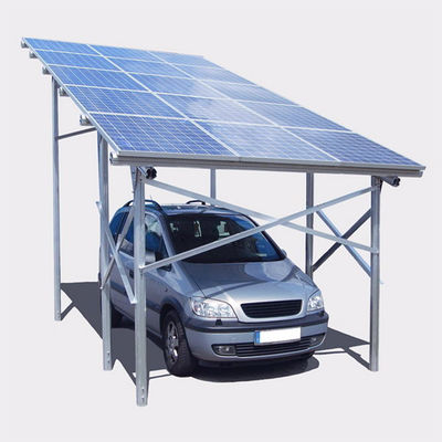 अच्छी कीमत Flexible Galvanized Steel 20kw Solar Carport Structures ऑनलाइन