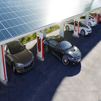 अच्छी कीमत Anodized Aluminum On Off Grid PV residential solar carport kit ऑनलाइन