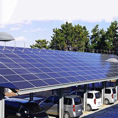 अच्छी कीमत Galvanized Anodized Solar PV Panel Car Parking Racks ऑनलाइन