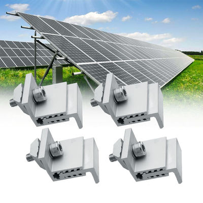 अच्छी कीमत 1.4KN/M2 Max Snow Load 60m/s Solar Panel Fixing Accessories Photovoltaic Stents Connectors ऑनलाइन