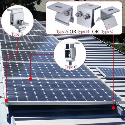 अच्छी कीमत Great Quality Solar Mounting Accessories Module Bracket Components For Frameless PV module ऑनलाइन
