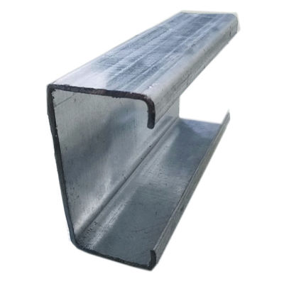 अच्छी कीमत Q235 Q345 Galvanized Steel Channel Sections For Mounting Stand Racking Brackets ऑनलाइन
