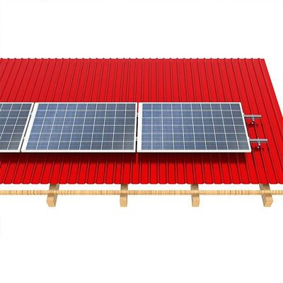 अच्छी कीमत 0° To 15° Typical Easy and quick Installation Rustproof Reusable Flat Solar Mounting Brackets For PV Plant Systems ऑनलाइन