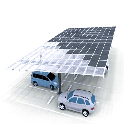 अच्छी कीमत On/off Grid Anodized Aluminum 2.5 M Lowest height PV Residential solar Carport Structures ऑनलाइन