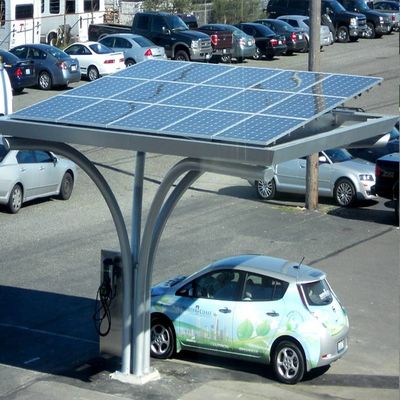 अच्छी कीमत Open Ground Waterproof Anodized Galvanized Solar Carport Structures ऑनलाइन