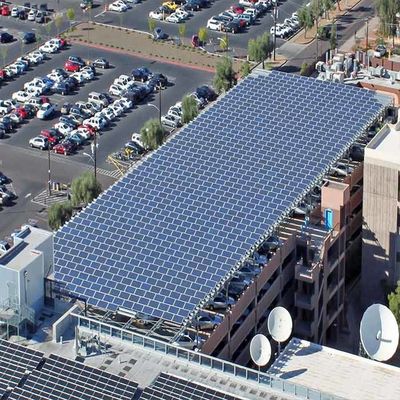 अच्छी कीमत 1.4KN/M2 Max. Snow Load Stainless steel SS304 Hot Galvanized Steel Solar PV Carport ऑनलाइन
