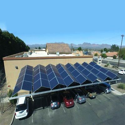 अच्छी कीमत Up To130mph Solar Carport 60kw for Car Port Parking Ground Mounting System​ ऑनलाइन
