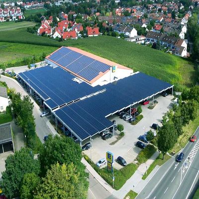 अच्छी कीमत Vertical Horizental High Intensity Prefabricated Carport Racking Solar Systems ऑनलाइन