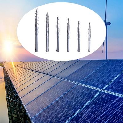 अच्छी कीमत Hot Dip Galvanized Ground Screw Piles 2.75mm 3mm 3.5mm Thickness ऑनलाइन