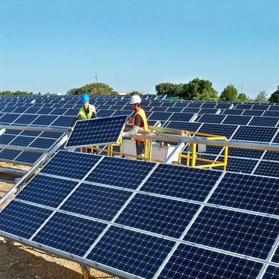 अच्छी कीमत Hot Dip Galvanizing & Anodized PV Ground Support Systems 10-60 Degrees ऑनलाइन