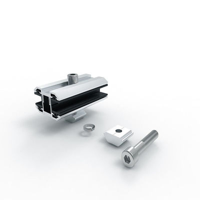अच्छी कीमत Aluminum Alloy AL 6005 T5 Double Glass Solar Module End Clamp ऑनलाइन