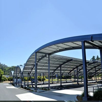 अच्छी कीमत 0-60 Degree Hot Galvanized Steel PV Solar Carport Mounting System ऑनलाइन