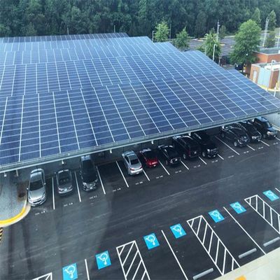 अच्छी कीमत Flexible 20KW Galvanized Steel Solar PV Mounting Structure SGS For Carport ऑनलाइन
