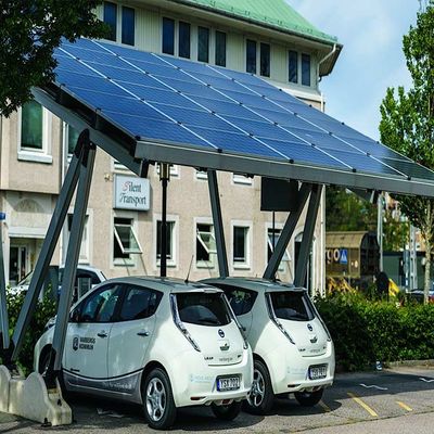 अच्छी कीमत 5deg 10deg 15deg Anodized Aluminum Carport Solar Systems For Landscape ऑनलाइन