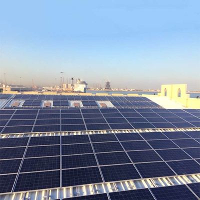 अच्छी कीमत 60deg Roof 0.5mm Solar PV Mounting Systems Wind Load 130mph ऑनलाइन