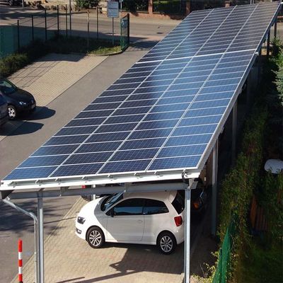अच्छी कीमत Hot Dip Galvanized Residential Solar Carport Structures On Off Grid ऑनलाइन