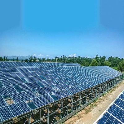 अच्छी कीमत Rust Protection Greenhouse PV Mounting Structure Wind Load 60m/s ऑनलाइन