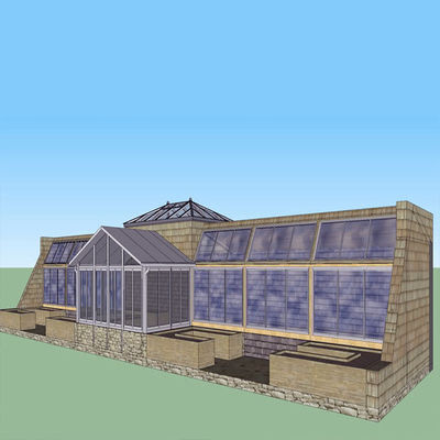 अच्छी कीमत Galvanized Anodized Greenhouse Solar Panel Roof Racking System ऑनलाइन