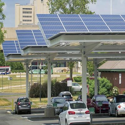 अच्छी कीमत AL 6005-T5 SUS 304 Solar Carport Structures For Open Filed Projects ऑनलाइन