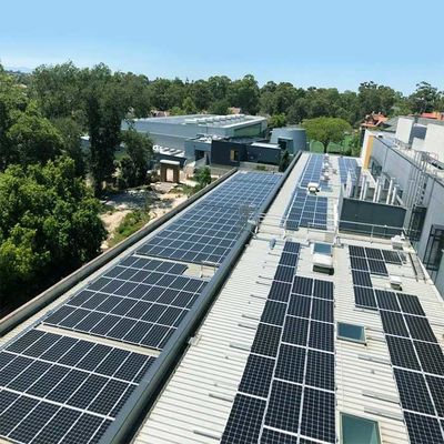 अच्छी कीमत 130mph Galvanized PV Mounting Structures For Solar Rooftop Systems ऑनलाइन