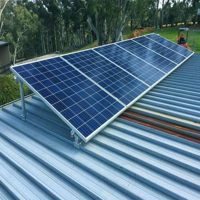 अच्छी कीमत ISO9001 Galvanized SS304 Solar Panel Roof Mounting Systems ऑनलाइन