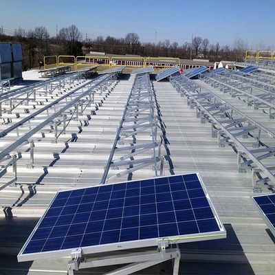 अच्छी कीमत HDG 6063 T5 Flat Roof Solar PV Mounting Systems ऑनलाइन