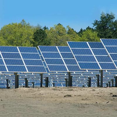अच्छी कीमत Ground Mounting Galvanized Q235B Q345B On Off Grid Solar Panel Brackets ऑनलाइन