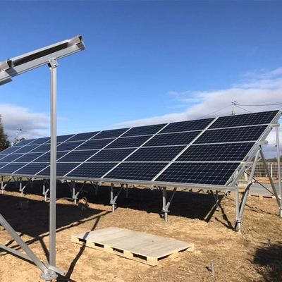 अच्छी कीमत Hot Dip Galvanized Q235B / Q345B steel photovoltaic mounting system solar ground mounting bracket ऑनलाइन