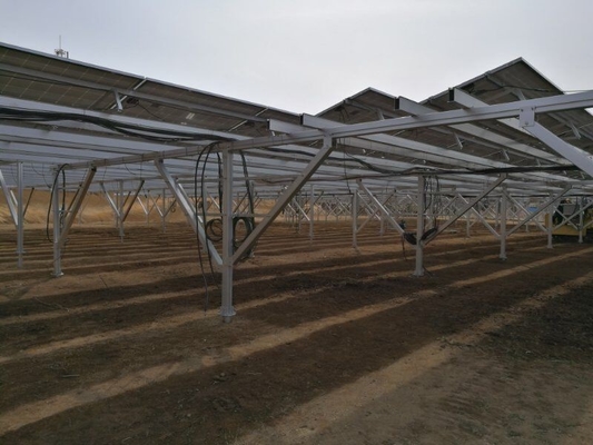 अच्छी कीमत 10 - 60deg Installation Aluminum 6005-T5 Ground mounted PV systems solar bracket ऑनलाइन
